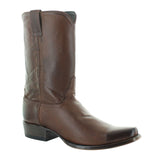 Cuoio boot made with one hundred percent genuin leather. Boot angled 