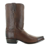 Cuoio boot made with one hundred percent genuin leather. Boot angled to the right